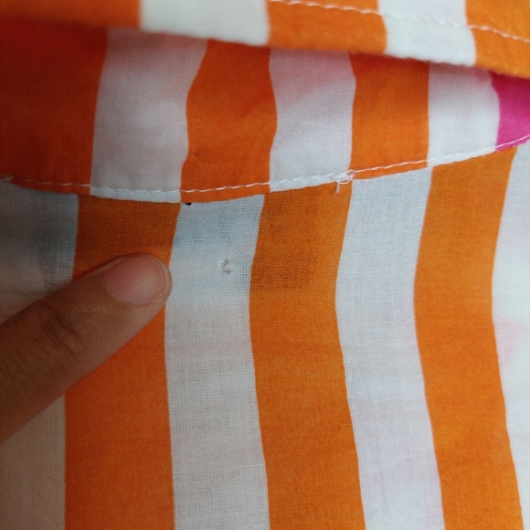 Revolve Beach Riot Alexa Swim Cover-Up Top in Sunset Stripes Size L/ XL - Picture 7 of 9